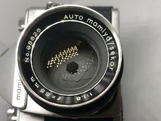 Vintage Mamiya / Sekor 35mm Camera Lens Only Japan 3