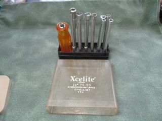 Vintage Xcelite 99 - Ps - 50 Screwdriver - Nutdriver 13pc Set - Usa - Case