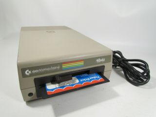 Commodore 64 Single Drive Floppy Disk Vic - 1541 With Power Cord