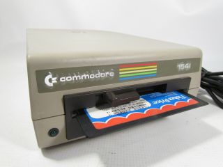 Commodore 64 Single Drive Floppy Disk Vic - 1541 With Power Cord 2