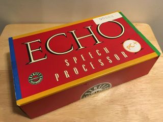 Echo Pc Ii Speech Processor For Ibm Or Ms - Dos Compatible Computers
