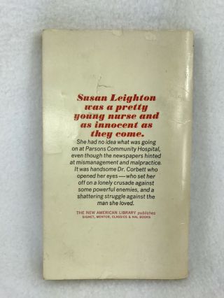 Crusading Nurse Jane Converse Paperback Vintage Romance Book First Printing 3
