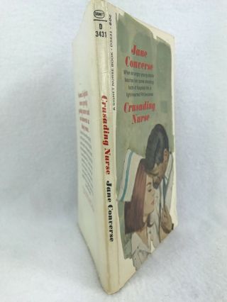 Crusading Nurse Jane Converse Paperback Vintage Romance Book First Printing 4
