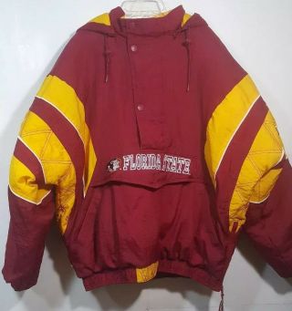 Starter Florida State University Seminoles Fsu Jacket Coat Vintage 90 