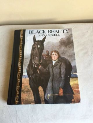 Vintage 1986 Hc Illustrated Classic Black Beauty Anna Sewell Childrens Classic