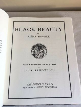 Vintage 1986 HC Illustrated Classic Black Beauty Anna Sewell Childrens Classic 4