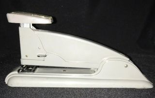 Vintage Swingline Model No 4 Art Deco Grey Speed Stapler 8 1/2” Retro.  Office.
