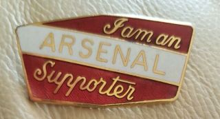 3x VINTAGE ENAMEL PIN BADGES ARSENAL F.  C.  SUPPORTERS 3