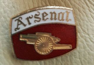 3x VINTAGE ENAMEL PIN BADGES ARSENAL F.  C.  SUPPORTERS 5