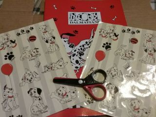 Disney 101 Dalmatians Stickers Notebook Scissors Vintage