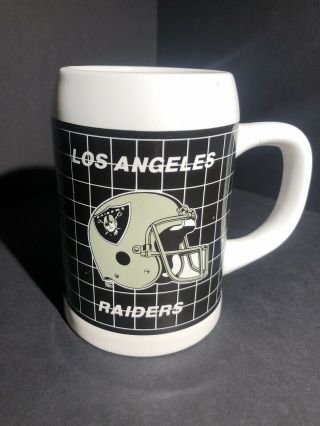 Vintage Nfl Los Angeles Raiders Mug Beer Stein Coffee Cup 80 