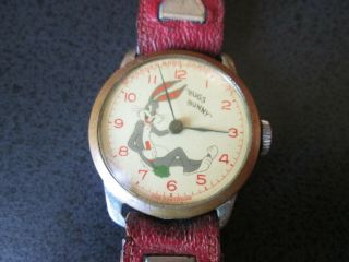 Vintage Warner Bro.  Cartoons Inc.  Bugs Bunny Watch.  Switzerland Made.