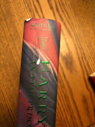 Harry Potter and the Prisoner of Azkaban,  1st US Edition 3