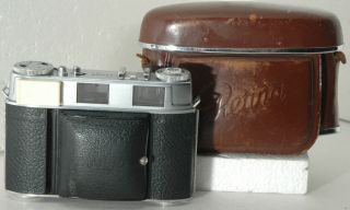 Kodak Retina Iiic Folding Rangefinder W Schneider Retina Xenon C 50mm F2