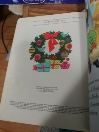 1950 Christmas in the Country A Little Golden Book Barbara Collyer First Edition 5