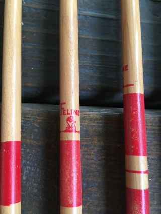 22 Vintage Cedar Wood Arrows Feline Etc.  Recurve Long Bow Arrows Decor 7