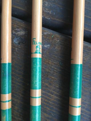 22 Vintage Cedar Wood Arrows Feline Etc.  Recurve Long Bow Arrows Decor 8