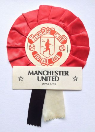 Manchester United Reds Vintage Rosette
