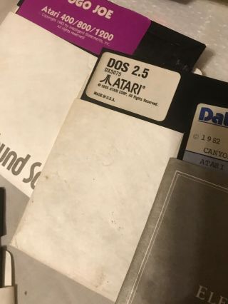 Atari 1050 Disk Drive With Games 4