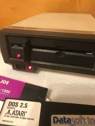 Atari 1050 Disk Drive With Games 6