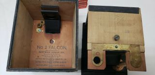 RARE Antique Kodak No 2 Falcon box camera 1890 ' s 4