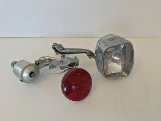 Vintage Rampar (sanyo) Bicycle Generator Headlight Taillight
