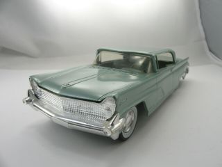 Vtg.  1959 Lincoln Continental Mark Iv Dealer Promo Screw Bottom Model Car Green