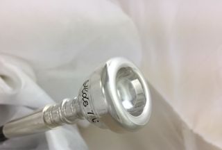 Trumpet OLDS 7C VINTAGE mouthpiece finish silver plate. 5