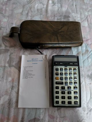 Vintage Hp 41cv Calculator