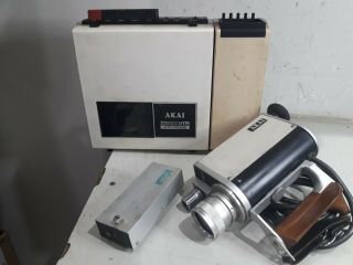 Akai Vt - 100s Portable Vtr (tape Videorecorder) - Vc110 Camera - Vrfc - U4 -