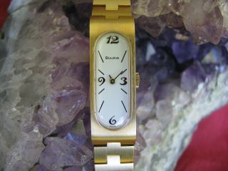 Vintage Bulova Ladies Wrist Watch W/original Box,  New/old Stock 1973 Retro Cool