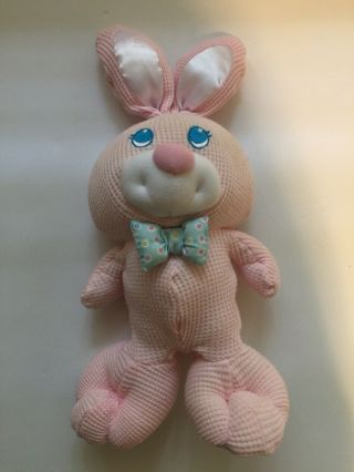Fisher Price Cozies Soft Thermal Pink Bunny Rabbit Plush Baby Vintage 1994