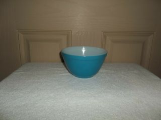 Vintage Pyrex BLUE 401 Nesting Mixing Bowl 2