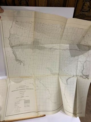 1894: Large Folding Maps U.  S.  Coast And Geodetic Survey Report