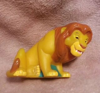 Vintage Disney Lion King Simba Figure Part For Talk N View Pond - 1994 Just Toys
