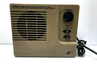 Arvin Vintage Electric Heater Brown Black