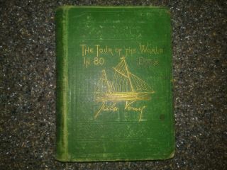 Jules Verne The Tour Of The World In 80 Days First Editon 1873 1st Victorian Era