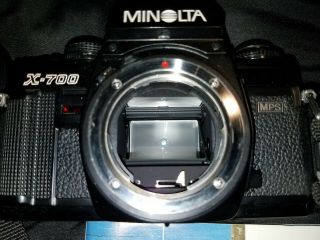 【near Mint】minolta X - 700 35mm Slr Film Camera Black