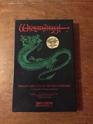 Wizardry,  Proving Grounds Of The Mad Overlord,  For Apple Ii,  Dos 3.  3