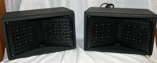 Janszen Pair (2) Model 65 Electrostatic Speakers And No Grill