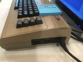 Commodore 64 Computer System And C - 64 No Power Supply Red Button 2