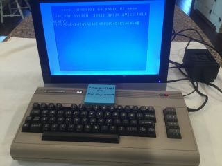 Commodore 64 Computer System,  C - 64 4 Key Missing No Power Supply