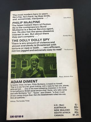 The Dolly Dolly Spy - Adam Diment - 1968 - SPY - JAMES BOND - 007 4