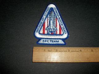 Vintage Nasa Pan Am Lockheed Grumman Morton Thiokol Spc Team Space Shuttle Patch