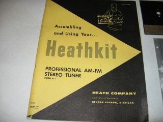 Unassembled Heathkit Model PT - 1 Professional AM - FM Stereo Tuner 2