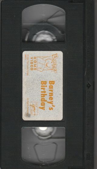 Vintage Barney & Friends BARNEY ' S BIRTHDAY on VHS Tape Preschool Childrens 3
