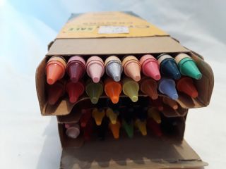 Vintage Binney & Smith Crayola Box 48 Crayons Different Brilliant Colors 4