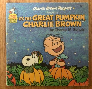 It " S The Great Pumpkin,  Charlie Brown Charles M.  Schulz Vintage Book & Record
