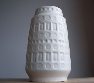 Vintage 1960s - 1970s Scheurich Keramik West German Pottery Vase 260 Lava Period