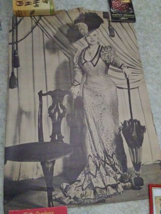 Vintage Large Mae West Trilby Poster Venice Calif.  26 3/4 " X 39 1/4 "
